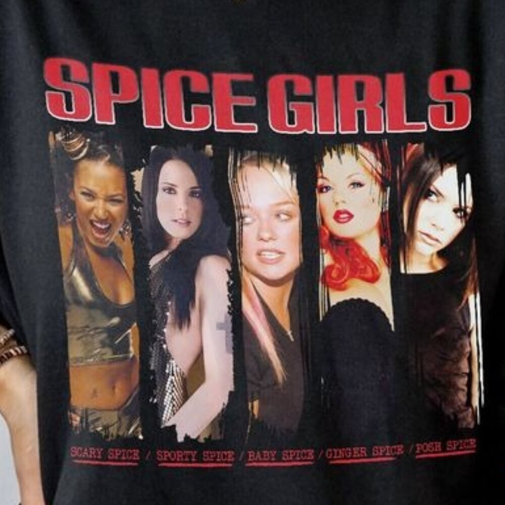 Spice World Music Band Graphic T-Shirt Spice Girls Concert Fan Collector Gift - Picture 2 of 5
